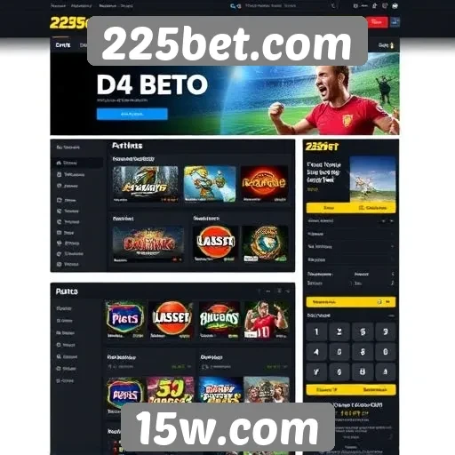 Experiência do usuário no site 225bet.com